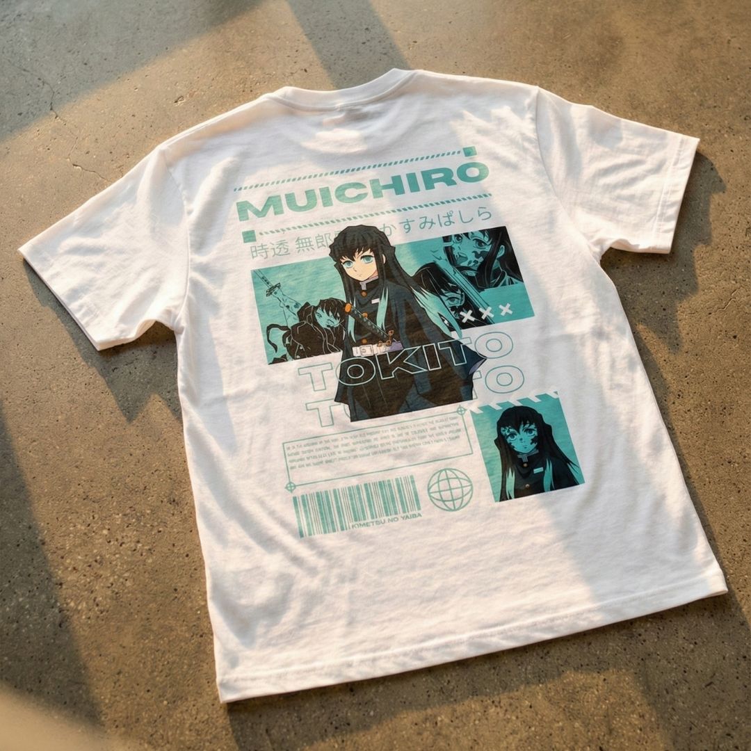 ☁️ Camiseta Muichiro Tokito – Demon Slayer | Estética Streetwear