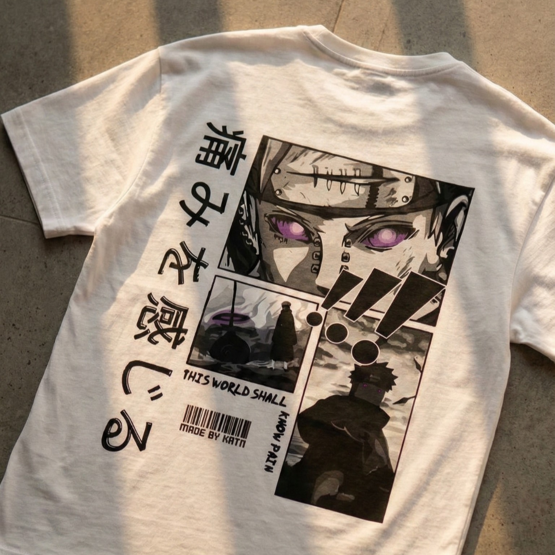 Camiseta Pain – Naruto Shippuden | Estampa Frente e Costas