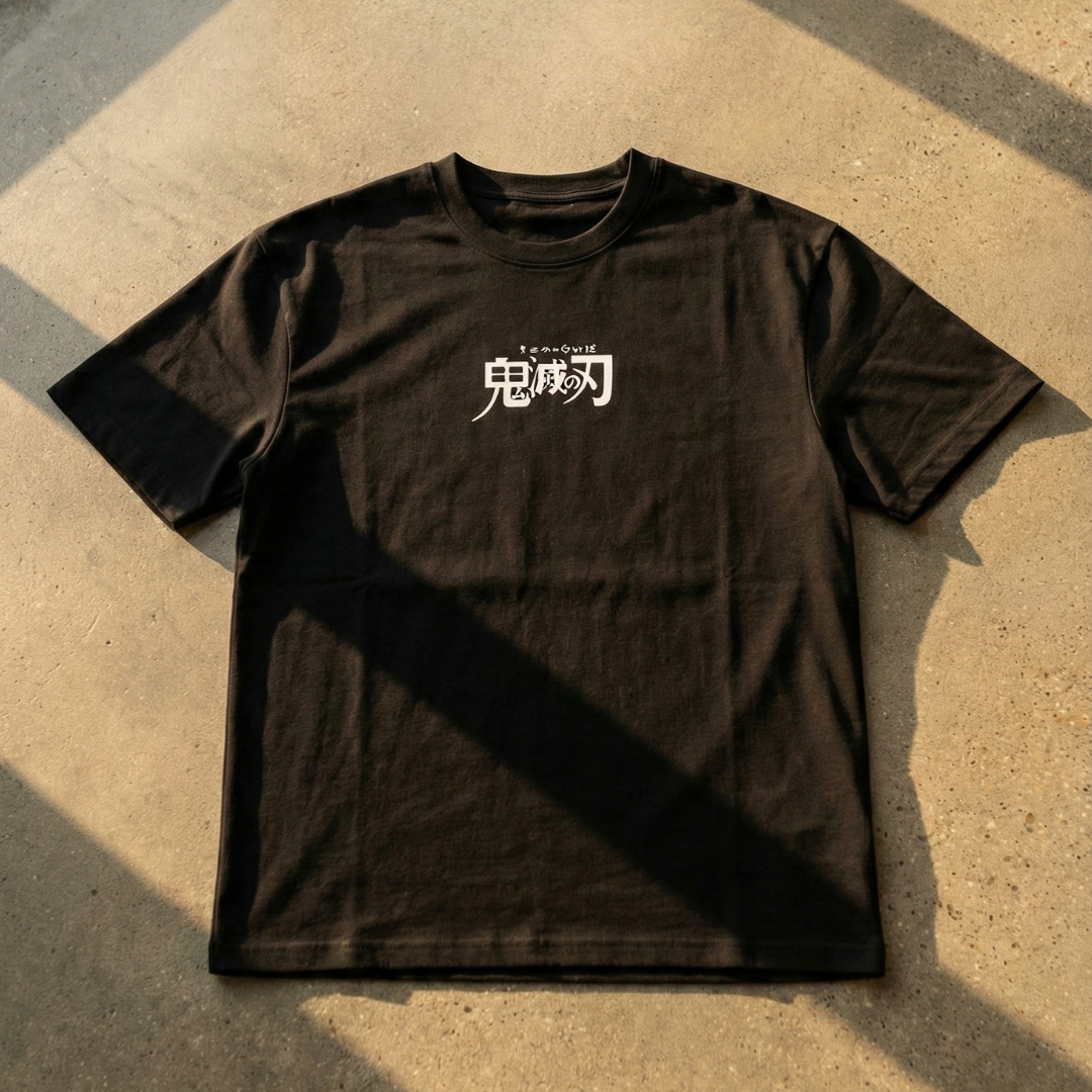 ❄️ Camiseta Douma (Lua Superior 2) – Demon Slayer | Estética Streetwear