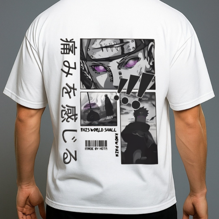 Camiseta Pain – Naruto Shippuden | Estampa Frente e Costas
